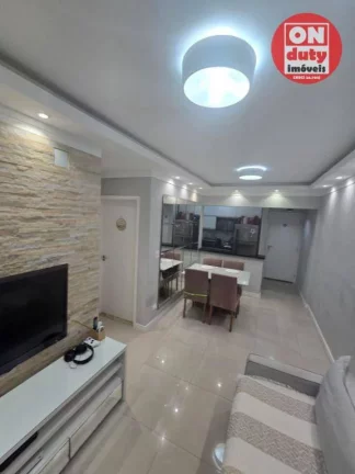Imagem Apartamento com 2 dormitórios à venda, 59 m² por R$ 550.000,00 - Vila Matias - Santos/SP