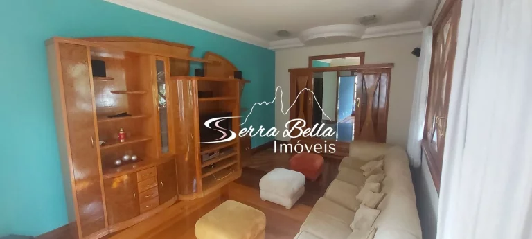 Imagem Casa alto padrão no Vale dos Eucaliptos com 6 dormitórios à venda, 575 m² por R$ 2.990.000 - Quebra Frascos - Teresópolis/RJ