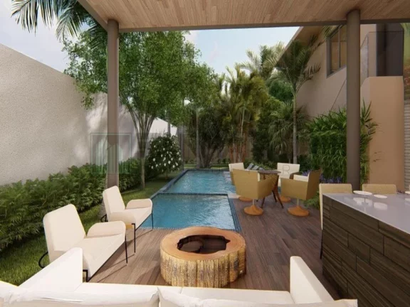 Imagem Vendo casa nova no Jd. Europa - entrega 12 meses Em mais um projeto exuberante e contemporâneo assinado pelo arquiteto Marcelo Franco, responsável p