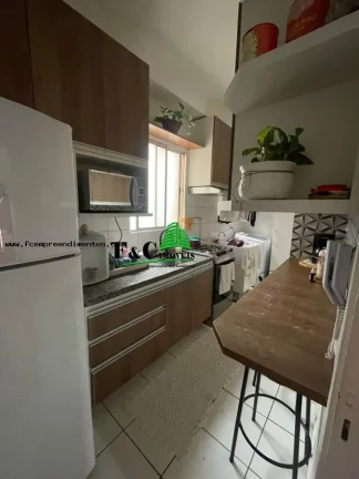 Imagem Apartamento para Venda em Limeira, Jardim Residencial Recanto Alvorada, 2 dormitórios, 1 banheiro, 1 vaga