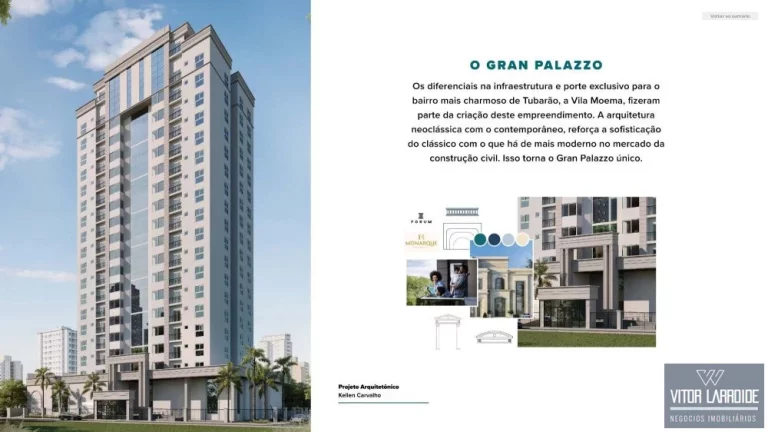 Imagem Gran Palazzo  Sofisticação e Modernidade na Vila Moema,