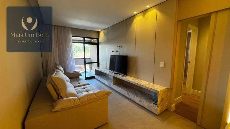 Imagem Apartamento com 2 quartos, 1 suíte, mobiliado, sacada com churrasqueira à venda, 82 m² por R$ 843.000 - Bairro Ahú - Curitiba/PR