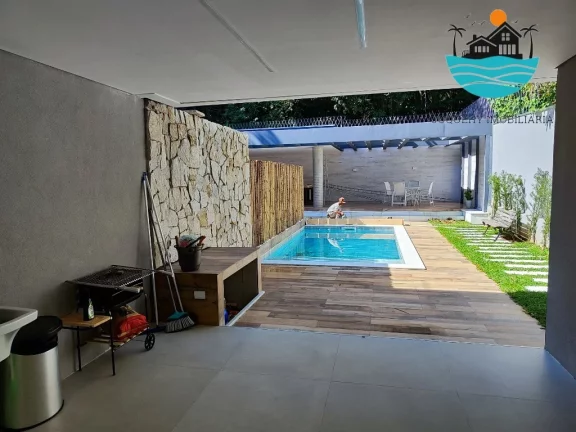 Imagem Casas a Venda Juquehy, Aluguel Anual Juquehy, 04 Suítes, max 12 pessoas, Piscina Privativa a 100 metros da praia, 05 banheiros| Juquehy Imobiliária