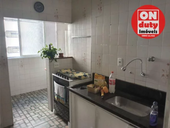 Imagem Apartamento com 2 quartos, 110 m² - venda por R$ 780.000 ou aluguel por R$ 6.071/mês - Gonzaga - Santos/SP