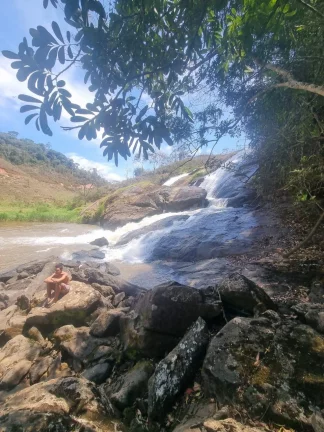 Imagem Terreno 14 Alqueires, Cachoeira, 03 Casas, Lago, Vista para a Pedra Azul, Aracê - ES
