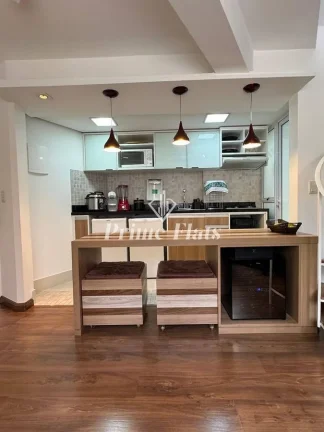 Imagem Flat disponível para venda no Condomínio Palazzo Gritti, com 46m², 1 dormitório e 1 vaga de garagem