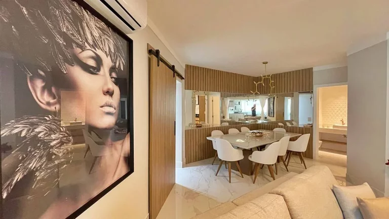 Imagem Apartamento Finamente Decorado na Riviera, a 150 metros da praia.