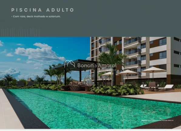 Imagem Apartamento à venda no Amati Condomínio Clube, em Paulínia. Com 80,05 m², este imóvel no 11º a...