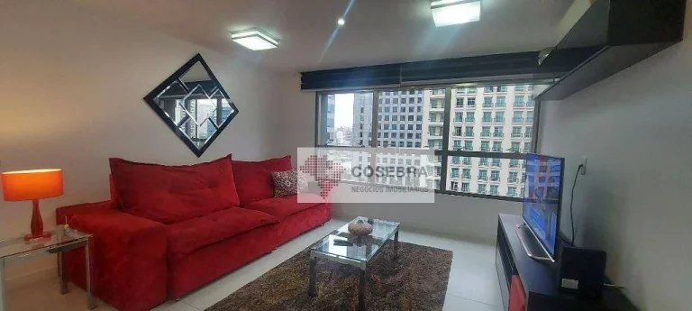 Imagem Apartamento, 70 m² - venda por R$ 1.300.000,00 ou aluguel por R$ 12.000,00/mês - Brooklin - São Paulo/SP