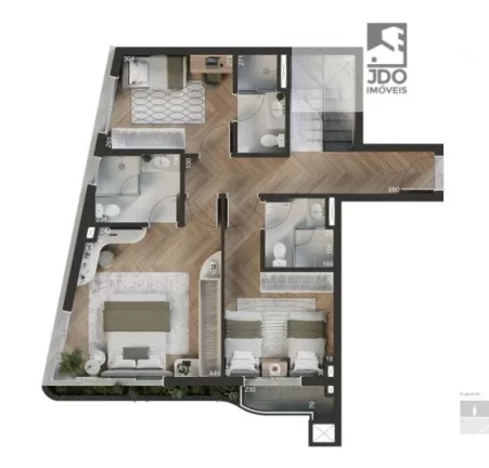 Imagem Apartamento Duplex a Venda no bairro Ahú - Curitiba, PR
