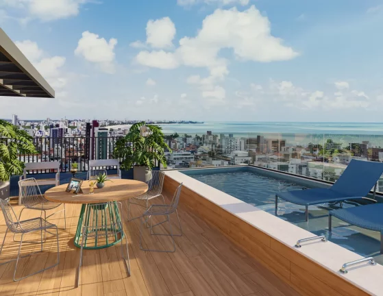 Imagem Apartamento à venda em Cabedelo, Intermares, com 2 quartos, 67,79m2