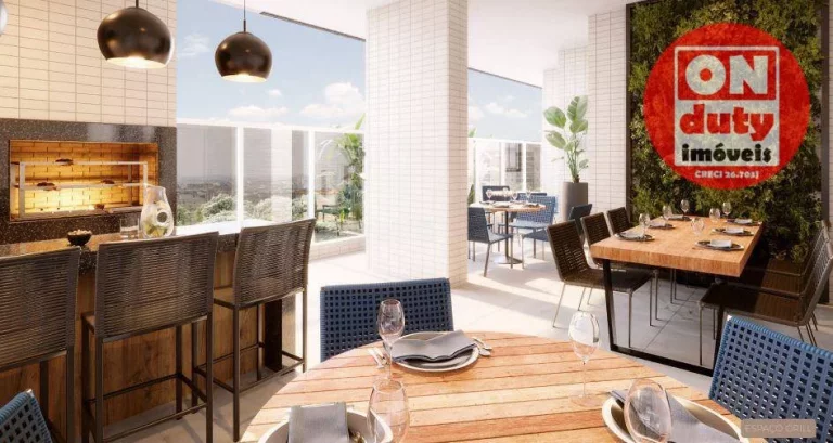 Imagem Castell di Maria Carolina Apartamento com 3 suítes à venda, 124m² a partir R$ 1.911,00- Ponta da Praia - Santos/SP