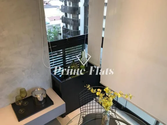 Imagem Flat disponível para locação no Condomínio V XChange Jardins, com 34m², 1 dormitório e 1 vaga