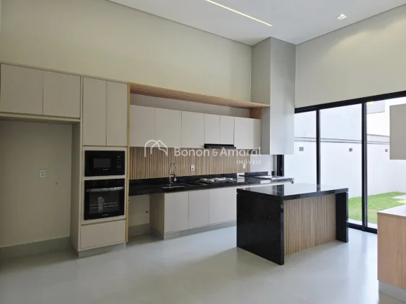 Imagem Excelente casa térrea nova e com excelente acabamento no Condomínio Residencial Lírios, Paulínia...