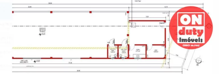 Imagem Loja para alugar, 322 m² por R$ 20.036,00/mês - Marapé - Santos/SP