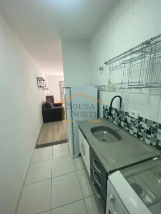 Imagem Apartamento estilo Studio, sala com dormitório integrado, cozinha, sacada, banheiro, 1 vaga de gara...