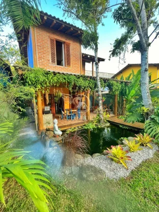 Imagem CASA LUXUOSA À VENDA A MENOS DE 120 MTRS DA PRAIA DO PEREQUÊ-AÇÚ UBATUBA-SP