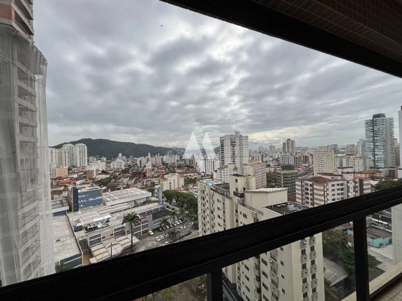 Imagem Apartamento à Venda com 2 dormitórios e vaga demarcada em José Menino, Santos/SP