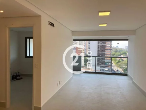 Imagem Apartamento com 1 dormitório à venda, 53 m² por R$ 1.200.000,00 - Ibirapuera - São Paulo/SP