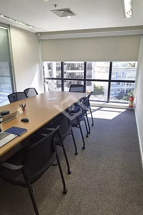 Imagem Leblon Alugo Sala 142m2 com ar central e 2 Vagas