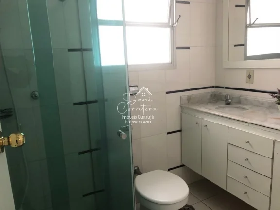 Imagem Aluguel de Imóvel em Guarujá-SP: Apartamento 2 Quartos, Pitangueiras, 70m², 2 Salas, 2 Banheiros, 1 Vaga!