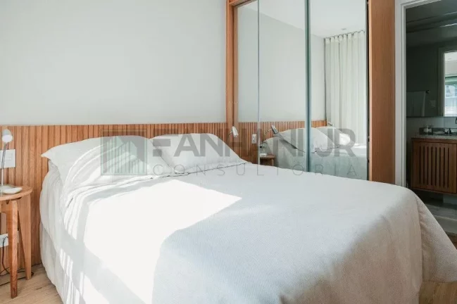 Imagem Apartamento para locação de alto padrão no Jardim América: 1 quarto, 1 suíte, 2 salas, 2 banheiros, 2 vagas, 70m².