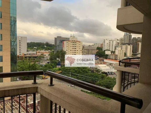 Apartamento com 1 dormitório para alugar, 38 m² por R$ 8.517,00/mês - Itaim Bibi - São Paulo/SP
