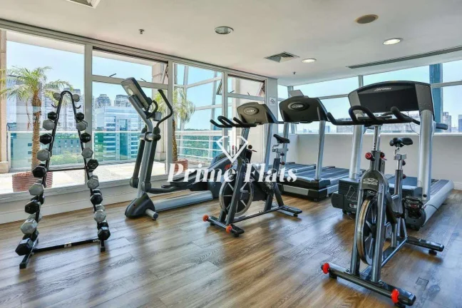 Imagem Flat disponível para venda no Park Inn by Radisson Berrini no Brooklin Novo, com 28m², 1 dormitório e 1 vaga de garagem