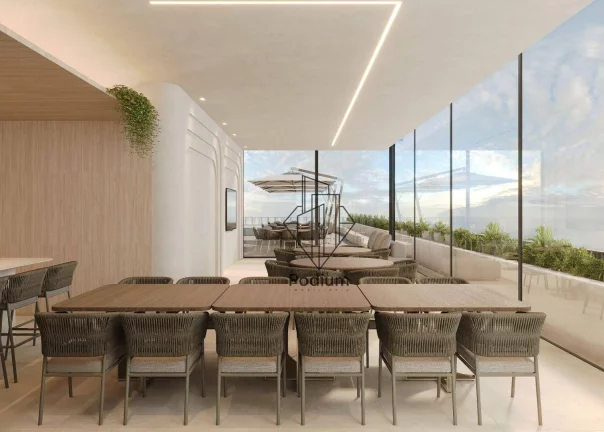 Imagem Apartamento com varanda gourmet em Condomínio Club a beira mar da praia Formosa / Cabedelo - AP1968.