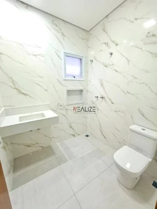 Imagem Casa moderna com 3 dormitórios à venda, 100 m² por R$ 680.000 - Jardim Residencial Veneza - Indaiatuba/SP