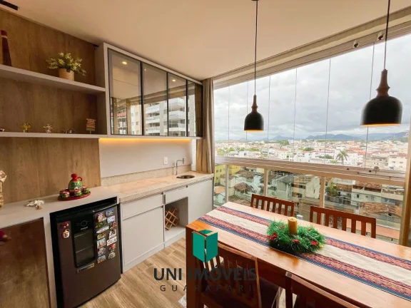 Imagem Apartamento alto padrão na quadra da Praia do Morro, 03 quartos + DCE, 02 vagas de garagem