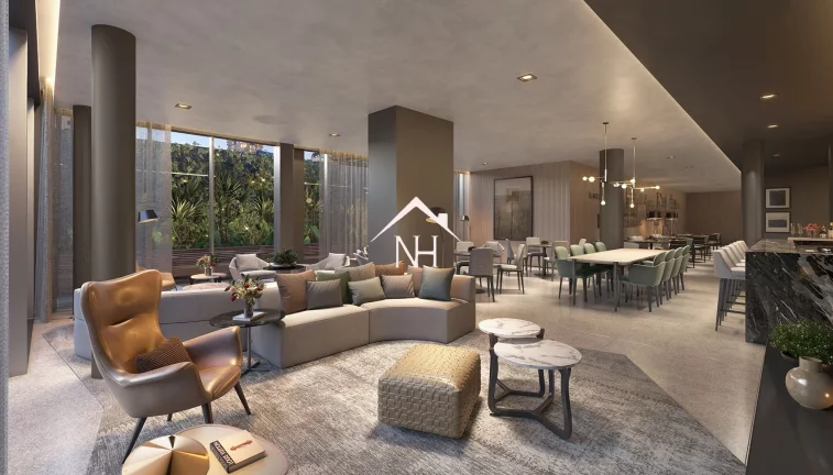 Imagem Apartamento de 322m c/4suítes (1 master), 4 vagas c/carregador p/carro elétrico,terraçogourmet brinquedoteca,piscina, fitness, lounge festas,jardim