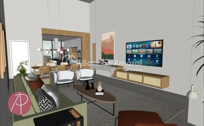 Imagem Maravilhosa casa em construção no Condomínio Arborais. A residência conta com 3 suítes todas co...