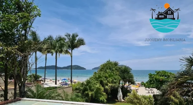Imagem Casa a Venda em Juquehy Frente ao Mar, Aluguel Mas 12 pessoas, com 5 Suítes, vista ao mar, 350m² de área construída | Juquehy Imobiliária