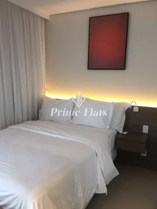 Imagem Flat disponível para locação no VHouse Faria Lima, com 46m², 1 dormitório e 1 vaga