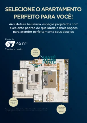 Imagem PRÉ-LANÇAMENTO COM 2 SUÍTES + LAVABO PRÓXIMO A PRAIA DAS TONINHAS!