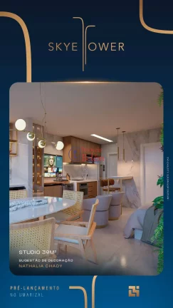 Imagem Imóveis Belém vende Skye Tower Studio de 39m² no Umarizal Imagem Imóveis Belém vende Skye Tower Studio de 39m² no Umarizal
