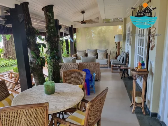 Imagem Casa para locação em condomínio com vista ao mar em Juquehy com 5 suítes, serviço de praia - Acomodação 10-12 pessoas | Juquehy Imobiliária