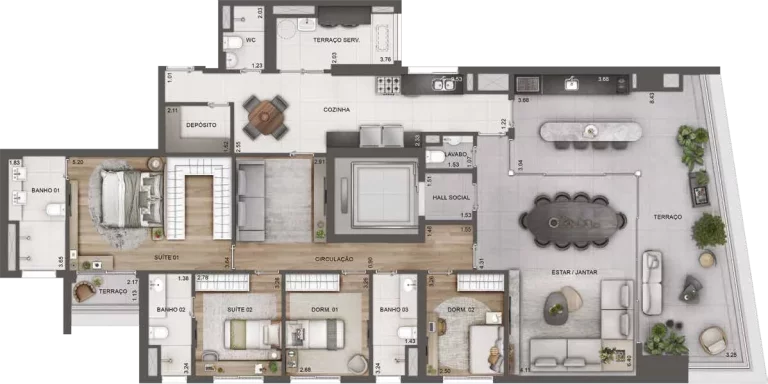 Imagem Apartamento em Chácara Santo Antônio (Zona Sul) - São Paulo SP