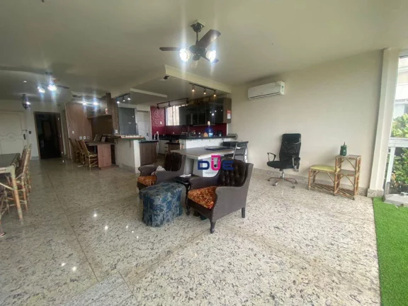 Imagem Apartamento com 3 dormitórios à venda, 138 m² por R$ 1.200.000 - Gonzaga - Santos/SP