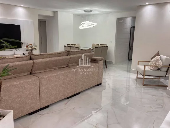Imagem Vendo Apartamento de Alto Padrão (Fica Tudo) 3 Suítes, 122m², 5 Banheiros, Sala 3 Ambientes, Lazer Completo no melhor bairro de Santo André, Jardim