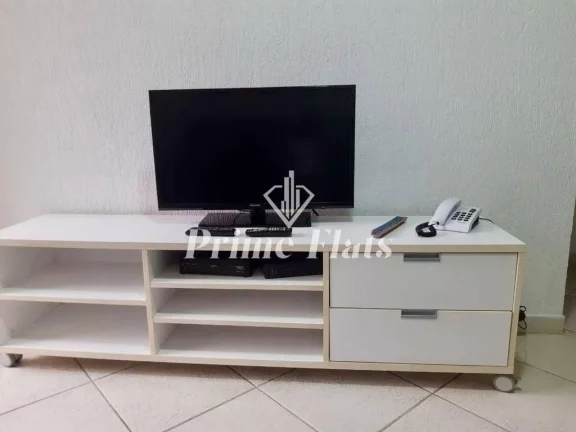Imagem Flat disponível para locação no Condomínio Moema Top Life com 36m², 1 dormitório e 1 vaga