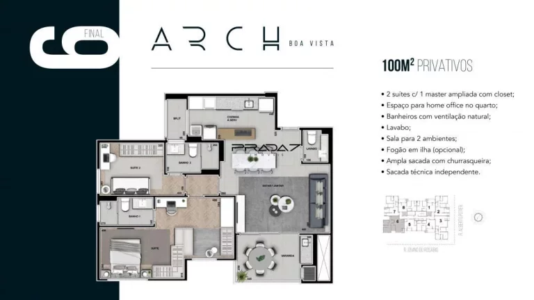 Imagem Apartamento com 3 Dormitorio(s) localizado(a) no bairro Boa Vista em Curitiba / PARANA Ref.:26