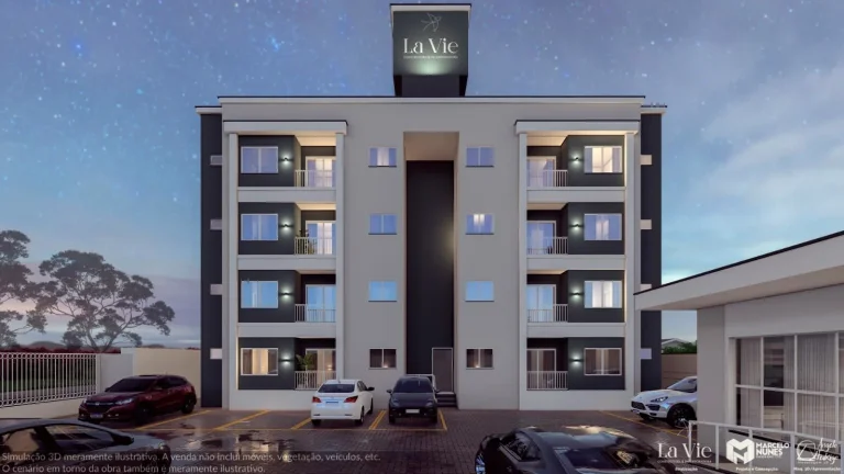 Imagem Apartamento com 2 dormitórios à venda sendo 1 suíte, 53.2 m² por - R$ 320.000,00 - Areias - Tijucas/SC