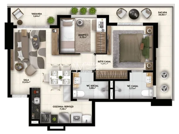 Imagem INFITNITY 600 - APARTAMENTOS A VENDA, MEIRELES, FORTALEZA-CE