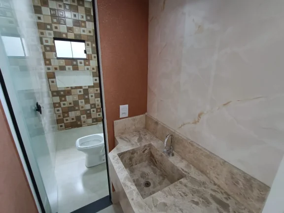 Imagem Casa De 3/4 C Suite Com Area Gourmet No Santa Luzia Em Construção