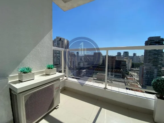 Imagem Apartamento para locação na Vila Olímpia, São Paulo-SP: 1 quarto, 2 salas, 1 banheiro, 1 vaga de garagem - 43m² de pura elegância!