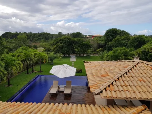 CONDOMINIO QUINTAS DE SAÚIPE - CASA TOTALMENTE MOBILIADA, DECORADA, MODELO DO RENOMADO ARQUITETO DAVI BASTOS: 330m2 DE ÁREA, 3 SUITES SALA AMPLIADA
