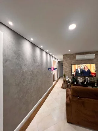 Imagem Apartamento com 3 dormitórios à venda, 111 m² por R$ 1.070.000,00 - Ponta da Praia - Santos/SP