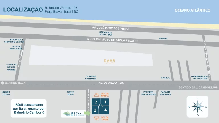 Imagem Brava Hill Residence Venha conhecer este belíssimo empreendimento na Praia Brava Torre única, com ...